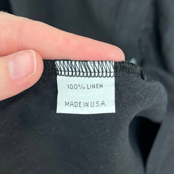 NWT Bryn Walker Linen A-Line Lagenlook Ruched Asymmetrical Art to Wear Tunic Med - Picture 12 of 14